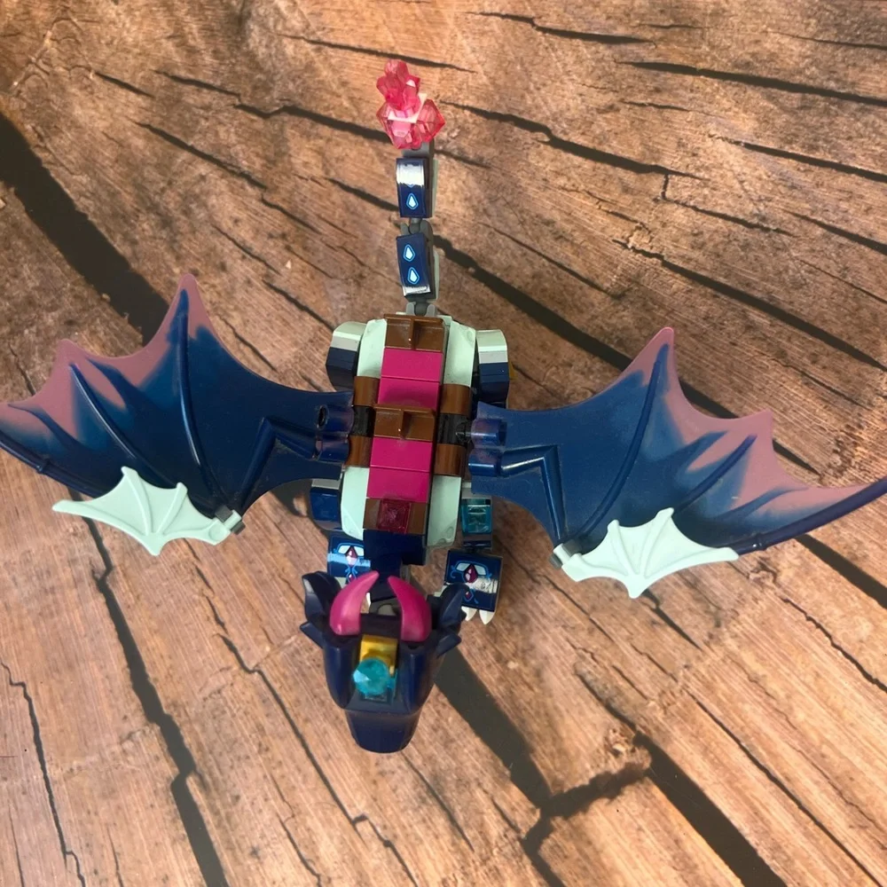 Lego Elves Rosalyns Helbredende‎ Fantasy Dragon Building Toy - Blue and Pink